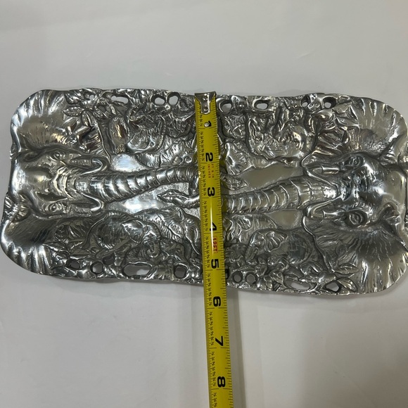 Intricate Silver Elephant Tray - Picture 7 of 7
